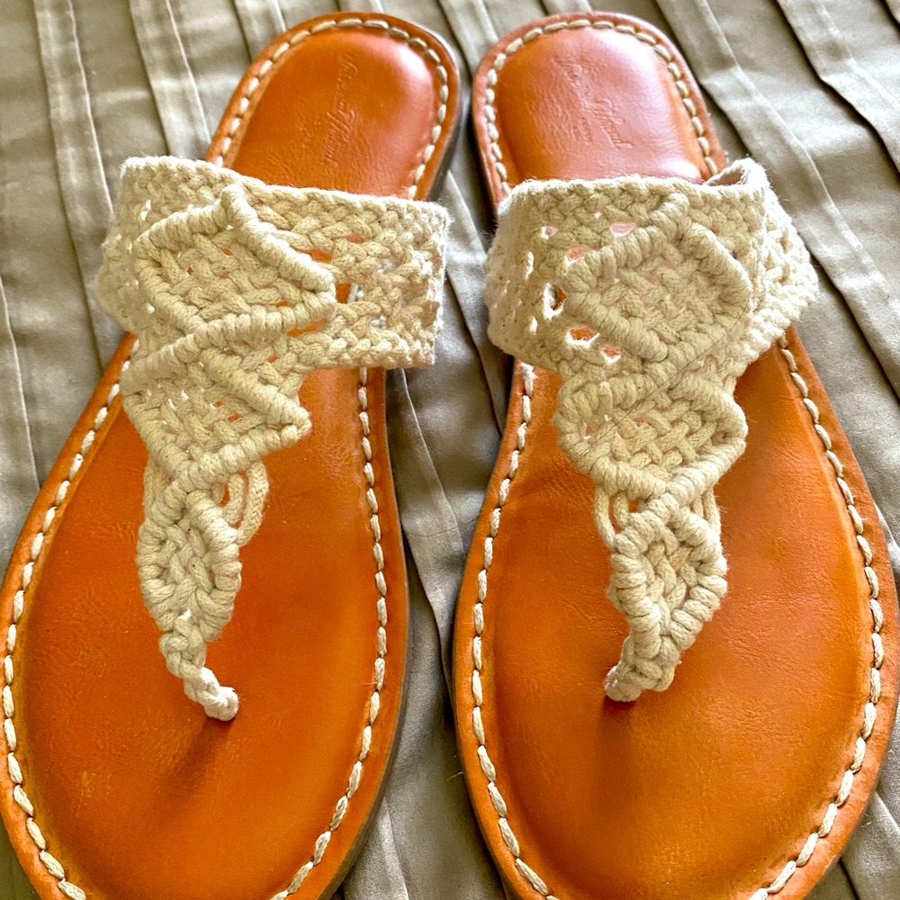 Beige sandals